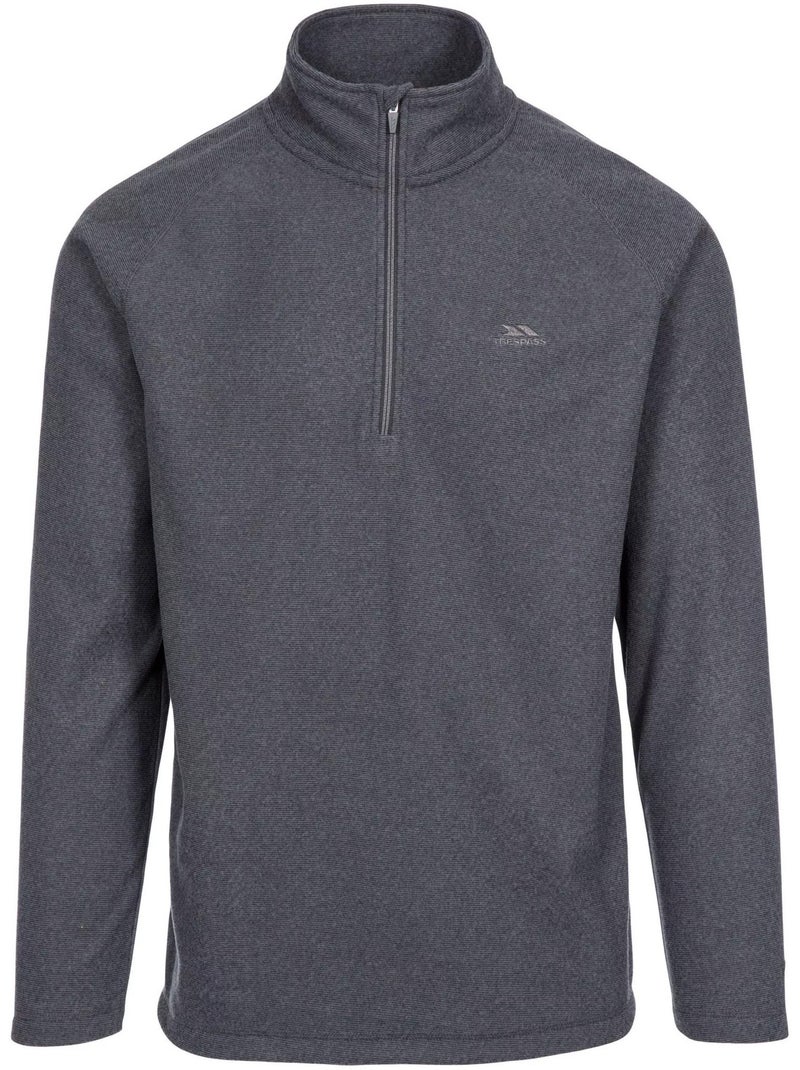 Forro polar con media cremallera antibolitas keynote para hombre - trespass Gris oscuro - Kiabi