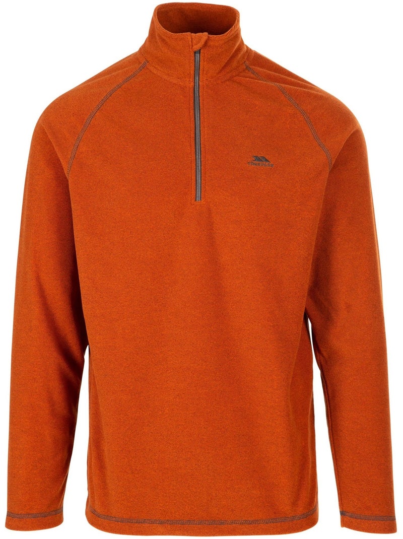 Forro polar con media cremallera antibolitas keynote para hombre - trespass Naranja clementina - Kiabi