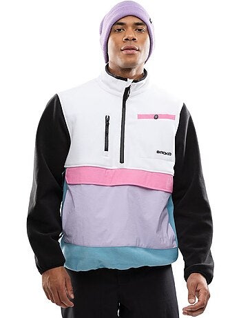Forro polar media cremallera hombre hombre vinicunca