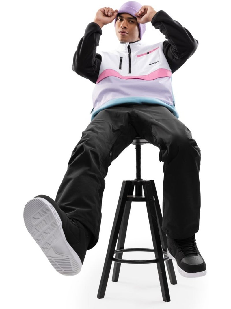Forro polar media cremallera hombre hombre vinicunca Blanco - Kiabi