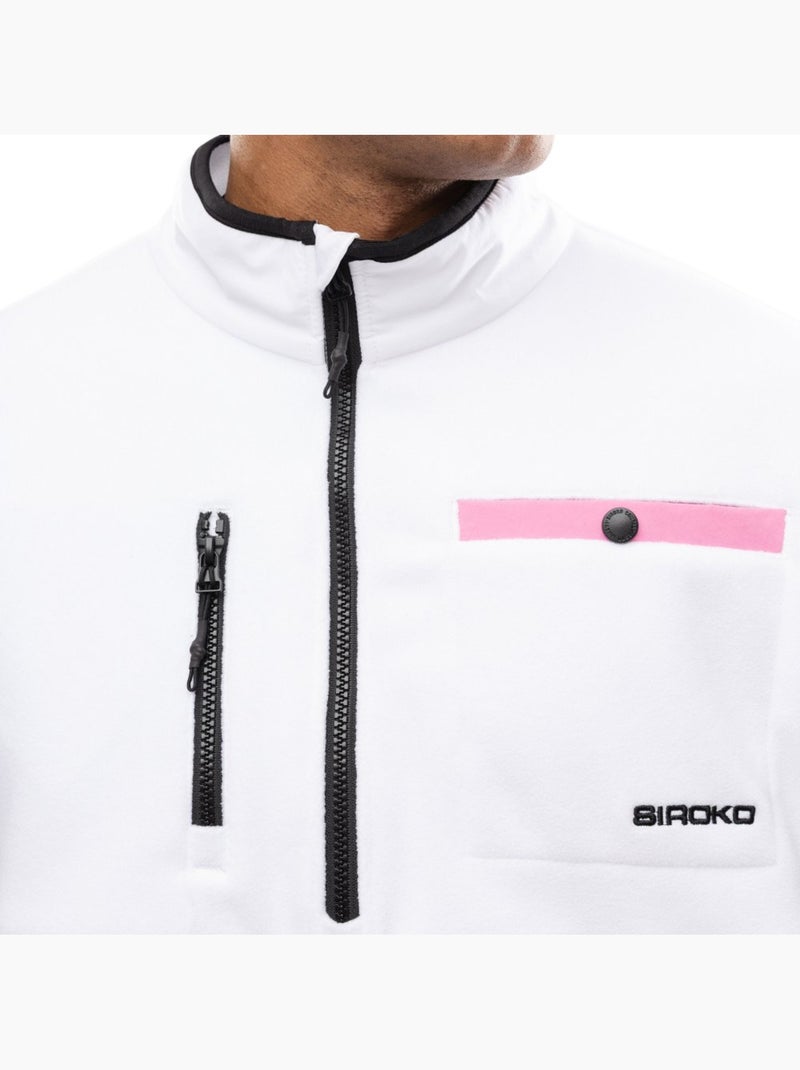 Forro polar media cremallera hombre hombre vinicunca Blanco - Kiabi