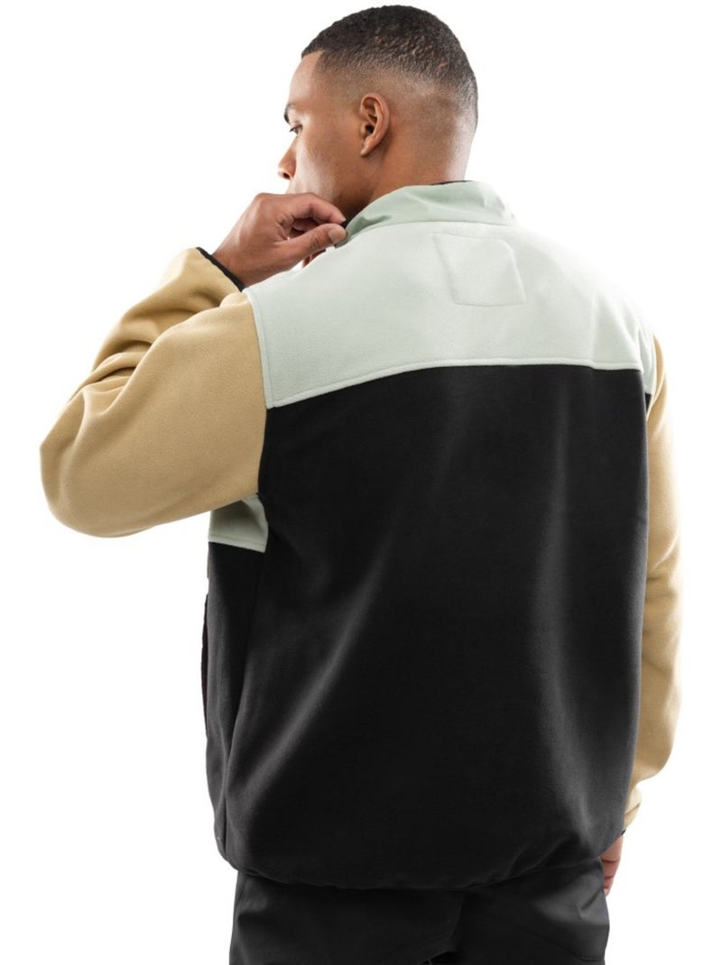 Forro polar media cremallera hombre hombre vinicunca olive Verde - Kiabi