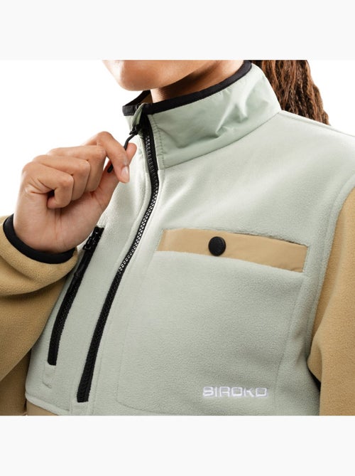 Forro polar media cremallera mujer mujer vinicunca-w olive - Kiabi Forro polar media cremallera mujer mujer vinicunca-w olive - Kiabi