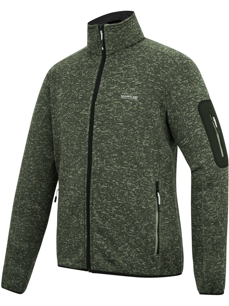 Forro polar newhill de jaspeada para hombre - regatta Verde pastel - Kiabi