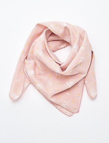 Pañuelo cuadrado estampado