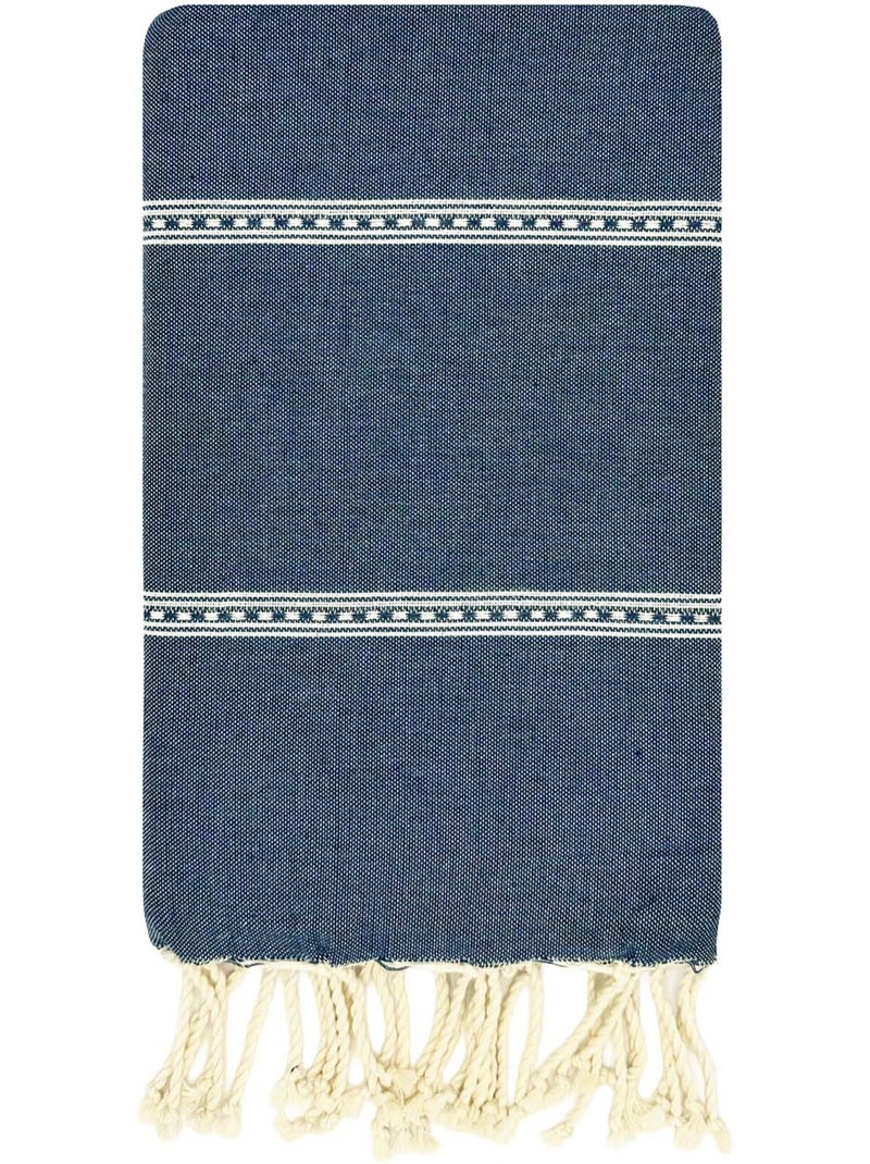 Fouta antiarena de algodón reciclado | Reva Azul - Kiabi