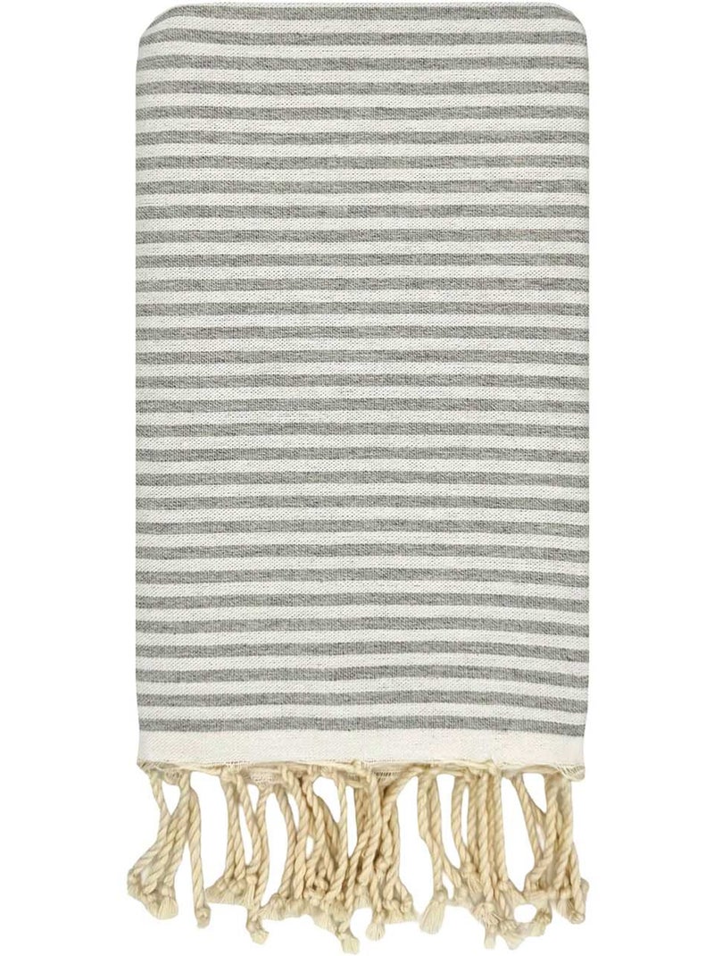 Fouta antiarena de algodón reciclado | Reva Gris - Kiabi