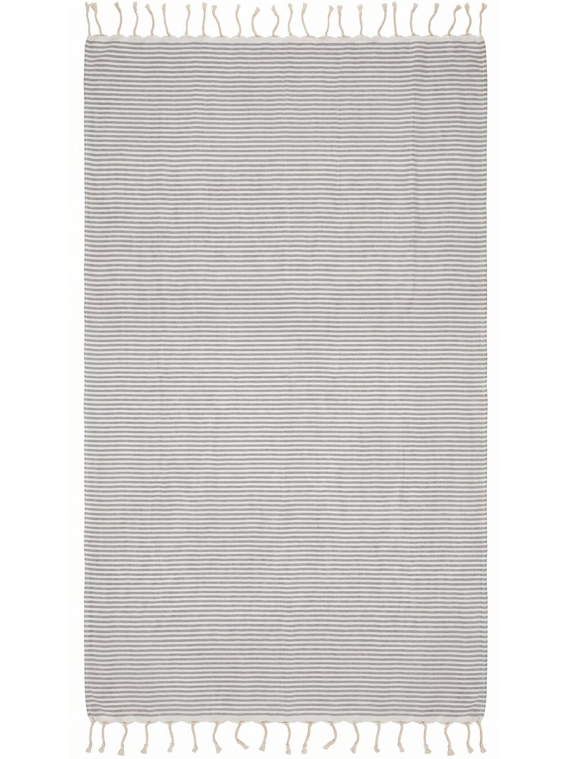 Fouta antiarena de algodón reciclado | Reva Gris - Kiabi