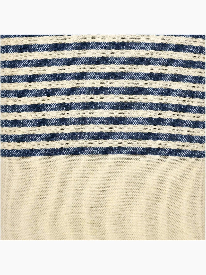 Fouta de algodón reciclado | Reva Azul marino - Kiabi