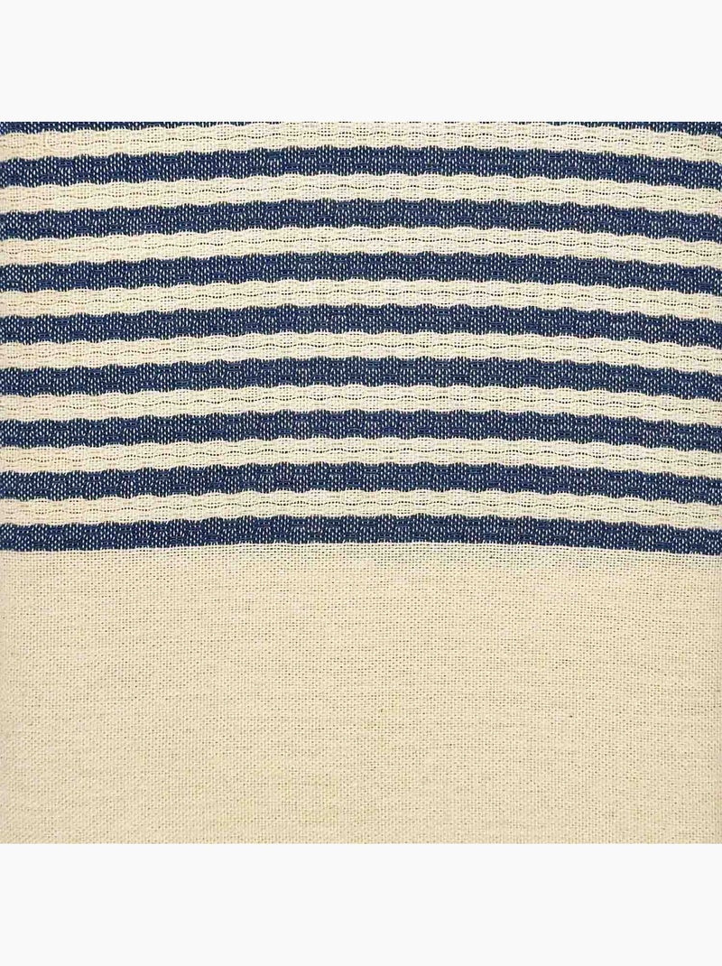 Fouta de algodón reciclado | Reva Azul marino - Kiabi