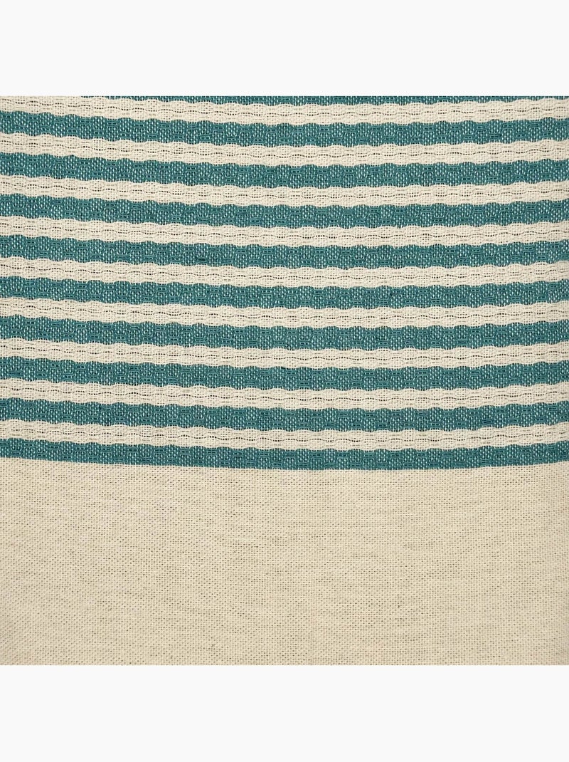 Fouta de algodón reciclado | Reva Azul turquesa - Kiabi