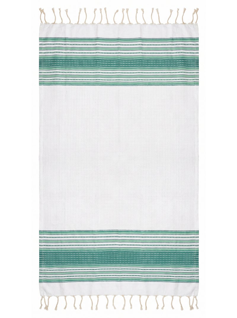 Fouta de algodón reciclado | Reva Blanco - Kiabi