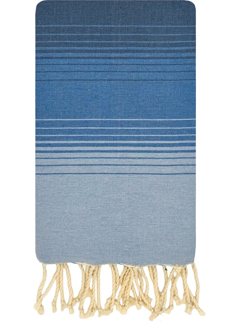 Fouta de algodón reciclado | Reva Gris azul - Kiabi