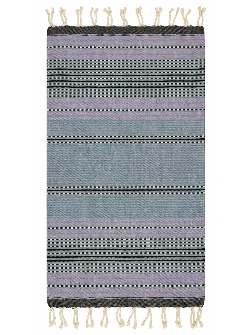 Fouta de algodón reciclado | Reva Malva chiaro - Kiabi