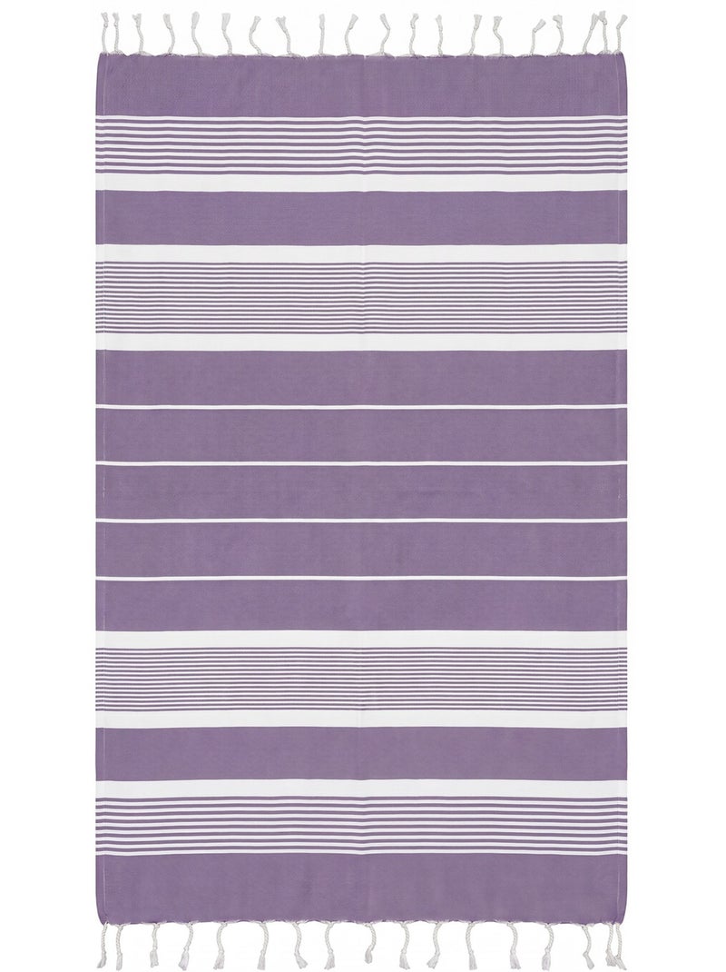 Fouta de algodón reciclado | Reva Malva chiaro - Kiabi