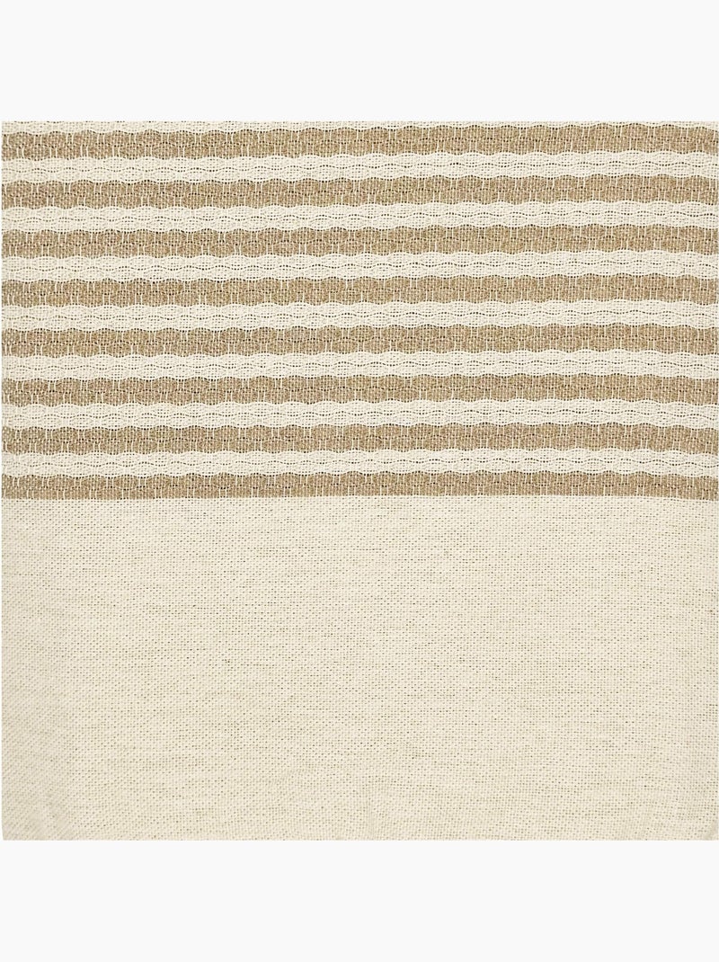 Fouta de algodón reciclado | Reva Marrón avellana - Kiabi