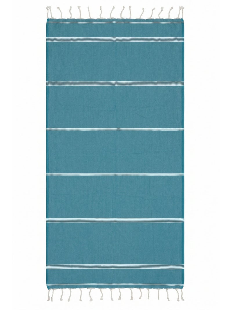 Fouta de algodón reciclado | Reva Verde cedro - Kiabi
