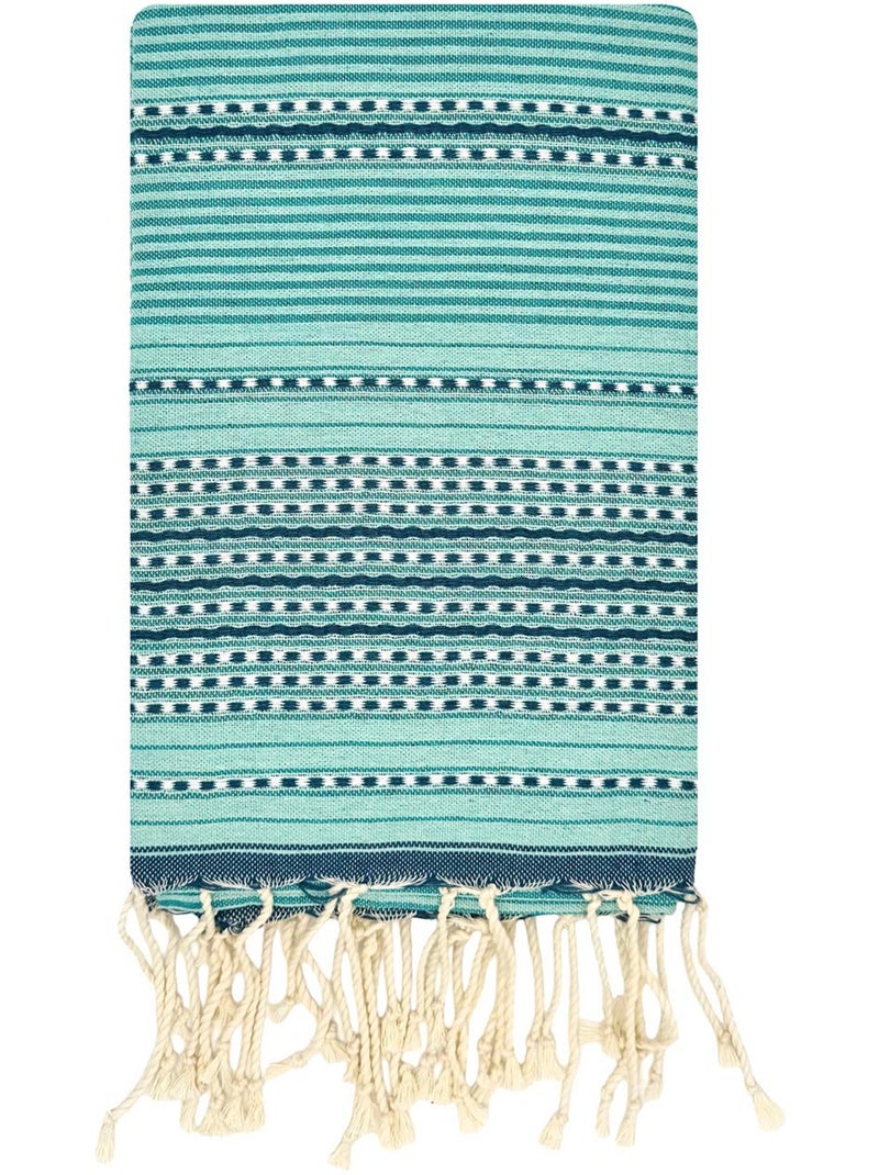 Fouta de algodón reciclado | Reva Verde claro - Kiabi