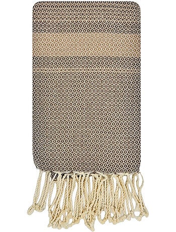Fouta de lujo jacquard ojo de pájaro algodón reciclado | Reva