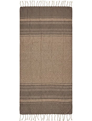 Fouta de lujo jacquard ojo de pájaro algodón reciclado | Reva