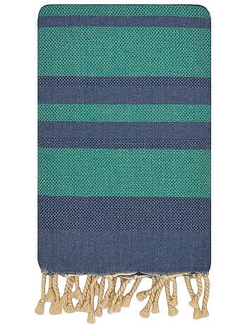 Fouta de playa jacquard en algodón reciclado | Reva