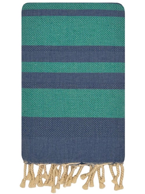 Fouta de playa jacquard en algodón reciclado | Reva - Kiabi