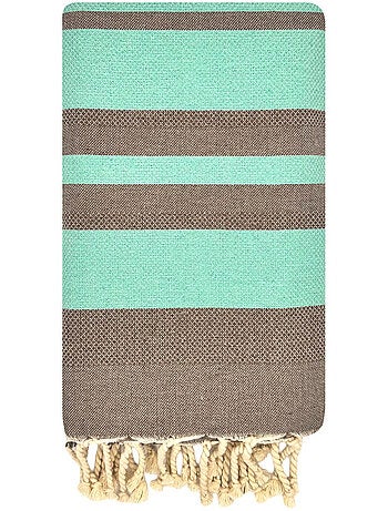Fouta de playa jacquard en algodón reciclado | Reva