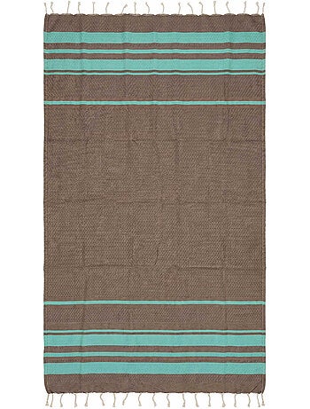 Fouta de playa jacquard en algodón reciclado | Reva