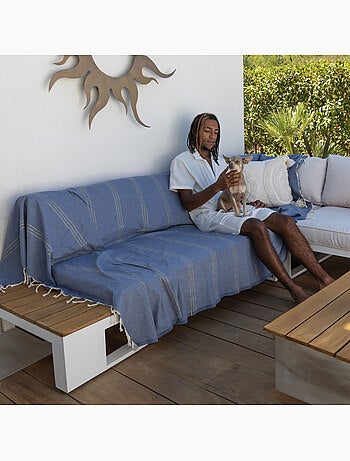 Fouta gigante algodón reciclado | Reva