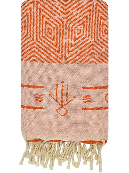 Fouta reversible en algodón reciclado | Reva - Kiabi