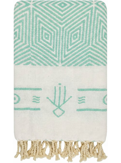 Fouta reversible en algodón reciclado | Reva - Kiabi