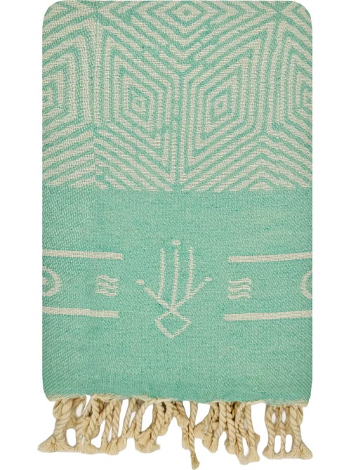 Fouta reversible en algodón reciclado | Reva - Kiabi
