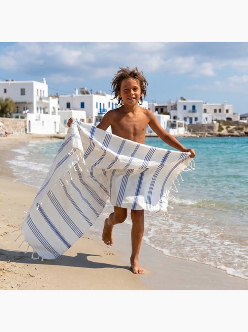 Fouta toalla de playa infantil algodón reciclado | Reva - Kiabi