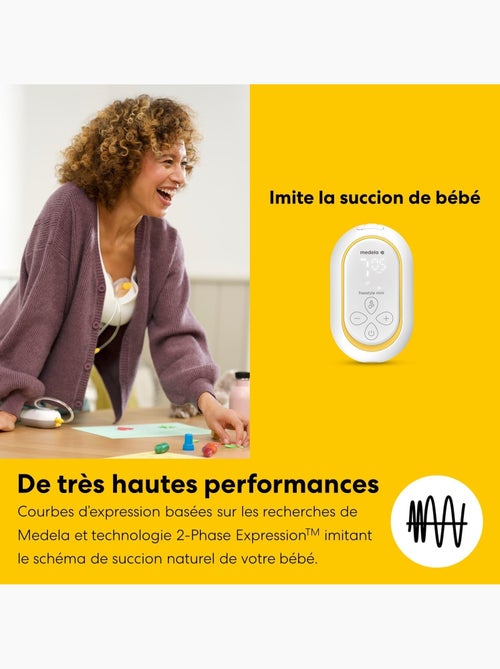Freestyle Mini Hands-free MEDELA - Extractor de leche eléctrico portátil único de 24 mm - Fácil de - Kiabi Freestyle Mini Hands-free MEDELA - Extractor de leche eléctrico portátil único de 24 mm - Fácil de - Kiabi