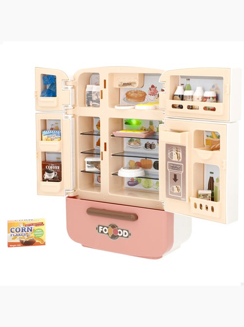 Frigorífico miniatura con alimentos luz y sonido my mini world - Kiabi