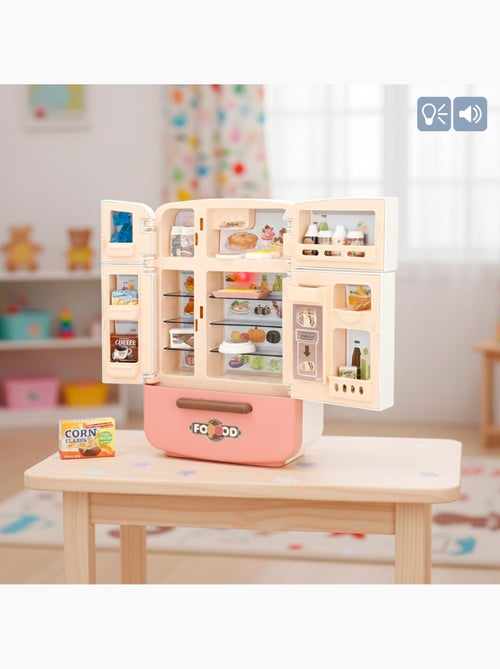 Frigorífico miniatura con alimentos luz y sonido my mini world - Kiabi