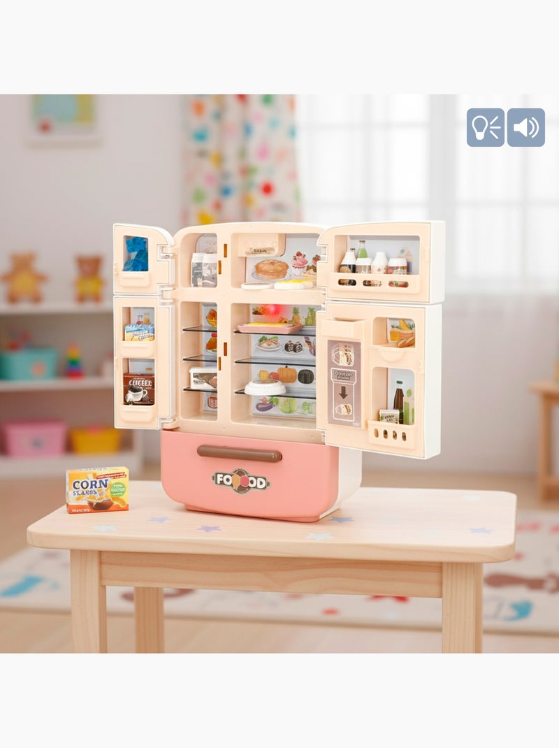 Frigorífico miniatura con alimentos luz y sonido my mini world N/D - Kiabi