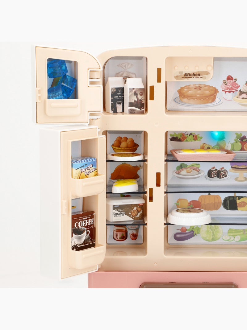 Frigorífico miniatura con alimentos luz y sonido my mini world N/D - Kiabi