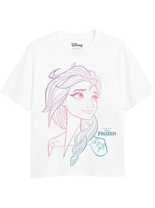 Frozen - Camiseta de Elsa Boceto Degradado Niñas - Kiabi