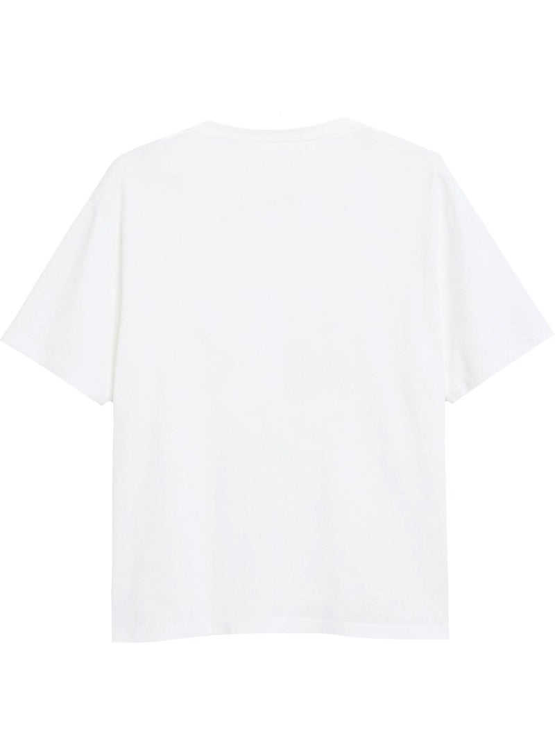 Frozen - Camiseta de Elsa Boceto Degradado Niñas Blanco - Kiabi