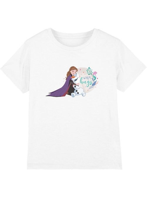 Frozen - Camiseta Like Warm Hugs de Anna Olaf para Niños/Niñas - Kiabi