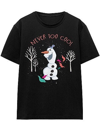 Frozen - Camiseta Never Too Cool de Olaf para Adultos Unisex
