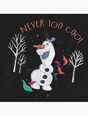 Frozen - Camiseta Never Too Cool de Olaf para Adultos Unisex