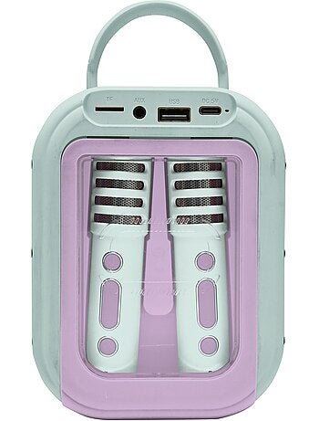 Frozen bluetooth karaoke con 2 micrófonos inalámbricos