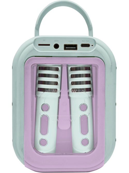 Frozen bluetooth karaoke con 2 micrófonos inalámbricos - Kiabi Frozen bluetooth karaoke con 2 micrófonos inalámbricos - Kiabi