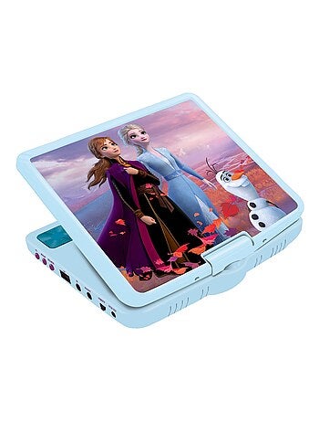 Frozen Reproductor de DVD puertoátil Pantalla giratoria de 7 con puerto USB y auriculares