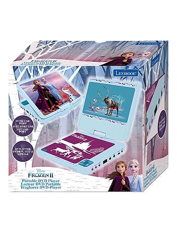 Frozen Reproductor de DVD puertoátil Pantalla giratoria de 7 con puerto USB y auriculares