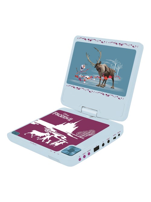 Frozen Reproductor de DVD puertoátil Pantalla giratoria de 7 con puerto USB y auriculares - Kiabi