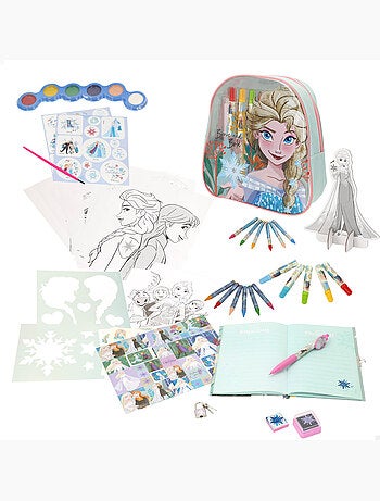 Frozen set de dibujo 80 piezas + 3 años