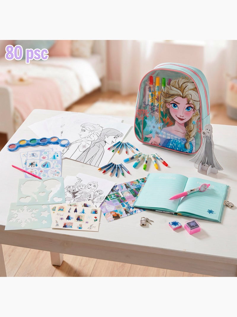 Frozen set de dibujo 80 piezas + 3 años N/D - Kiabi